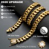 WinTrend Cuban Link Chain Necklace or Bracelet with Bling Bling