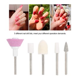 Generic Ceramic Nail Drill Bit, Nail Drill Tips Cuticle Bit For Pedicure File Cuticle Remover 5pcs Ceramic Metal Manicure For Manicure
