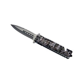 SE Spear Point Folding Knife with Seatbelt Cutter and Window Breaker with Jungle Digital Camo - KC-J9081DCAM