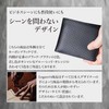 Legare Hidden Pocket Carbon Leather Bi-Fold Wallet, Holds Many Cards,