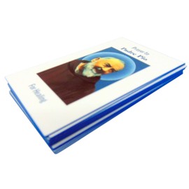 Westmon Works St Pio Holy Card Bulk Pack Thicker Cards with Saint Image and Padre Pios Prayer on Back Made in the USA, Set of 10
