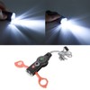 LED Light Survival Whistle with Thermometer, Multifunctional Emergency Kit for