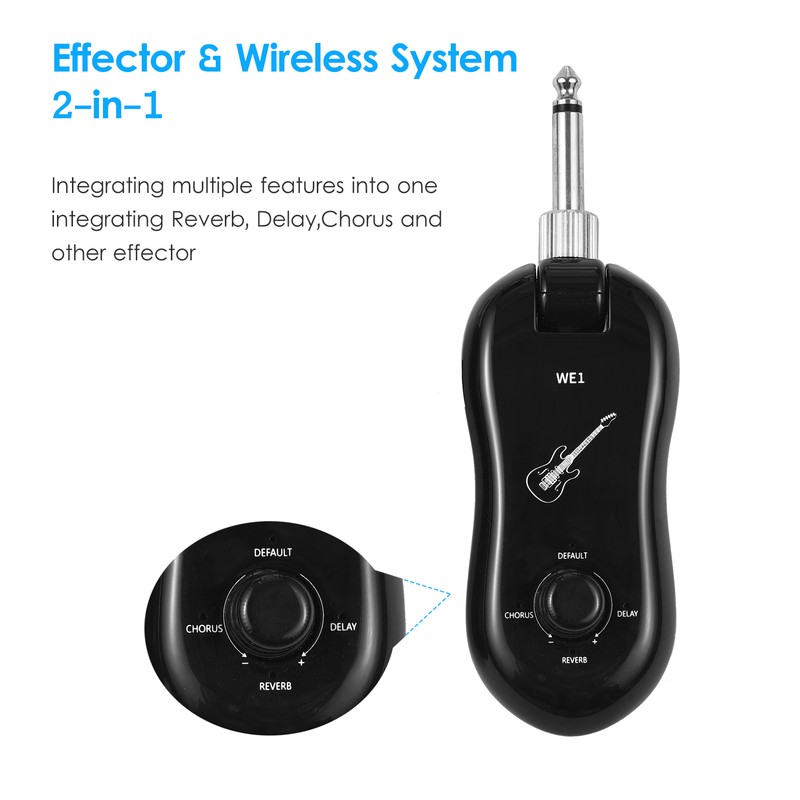 Wireless Guitar Wireless System Guitar Transmitter with Receiver Support OTG