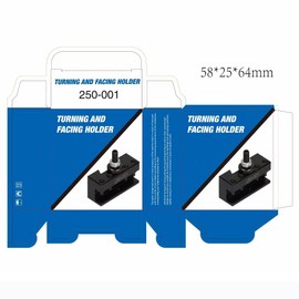 5Pcs OXA #1 Quick Change Turning and Facing Tool Post Holders 250-001 for lathe swing 6-8 inches, Use with OXA Tool Post 250-000