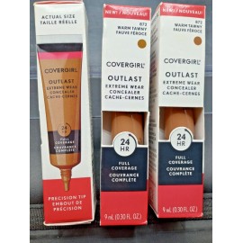COVERGIRL 3 Pk) CoverGirl Outlast Extreme Wear Concealer Full Coverage #872 Warm Tawny