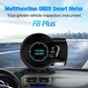 wiiyii Car HUD Head Up Display F8 Plus, OBD+GPS Gauge,