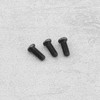 EMSea 50pcs M4x10mm Round Head Cross Fixing Screws Black Machine