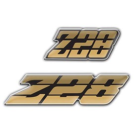 Phoenix Graphix 1980 1981 Z28 Grill & Fuel Door Emblems Kit 2 Pieces - Gold