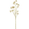 SilksAreForever 43" Glittered Metallic Berry Artificial Stem -Gold (Pack of