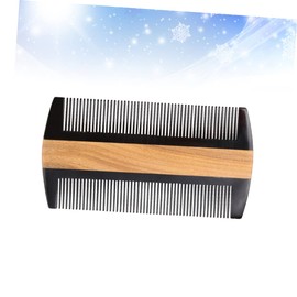Mikinona Sandalwood Hairdressing Accessories Double-sided Dandruff Comb Massage