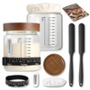 Sourdough Bread Starter Kit,40oz Large Sourdough Starter Jar With Wide