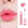 YNM Heart Jelling Tint, PEACH JELLING, Silicone Lip Brush Included,
