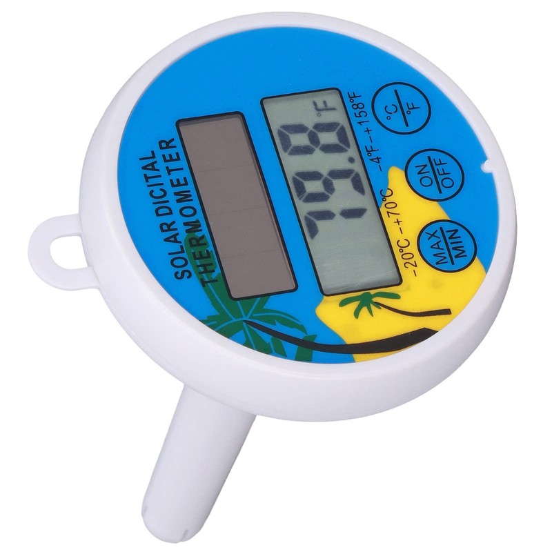 Socobeta Floating Thermometer, ℉ ℃ Temp Accurate Minimum Maximum Digital