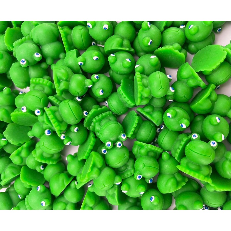 JKanruh 120 Pcs Mini Animals Miniature Resin Frogs,Mini Frog Figurines