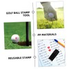 Operitacx 4sets Golf Ball Line Marker Tool Custom Golf Ball