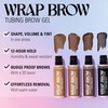 Revolution Wrap Brow, gel sopracciglia tubing, definisce e scolpisce, tinta
