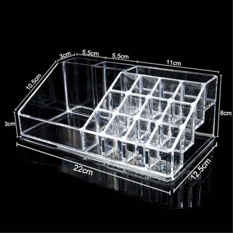ONEPEARL(LABEL)  Makeup organizer stand Glass and Acrylic Makeup and Lipstick
