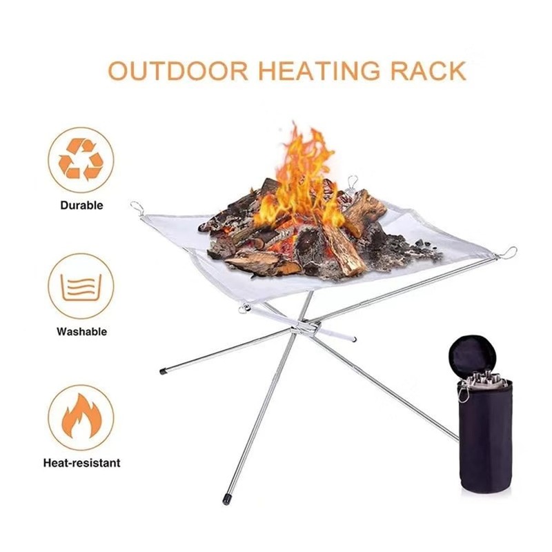 Folding Campfire Stand Portable Folding Fire Pit Portable Fire Pit