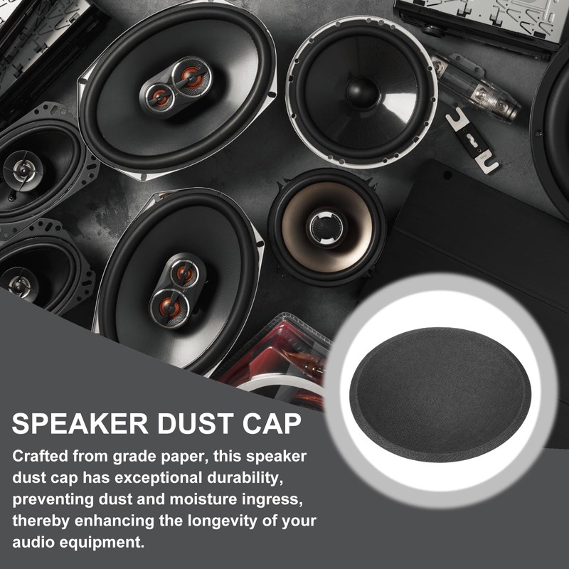 MECCANIXITY 6Pcs Speaker Dust Cap 90mm/3.5" Outer Diameter Dome Paper