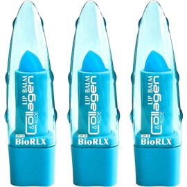BioRLX Collagen with Aloe Vera Lip Balm (Three Lip Balms)