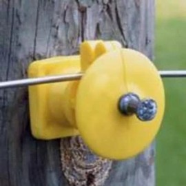Aislador De Boton Poste Madera Fishock Clavo Una Sola Cabeza