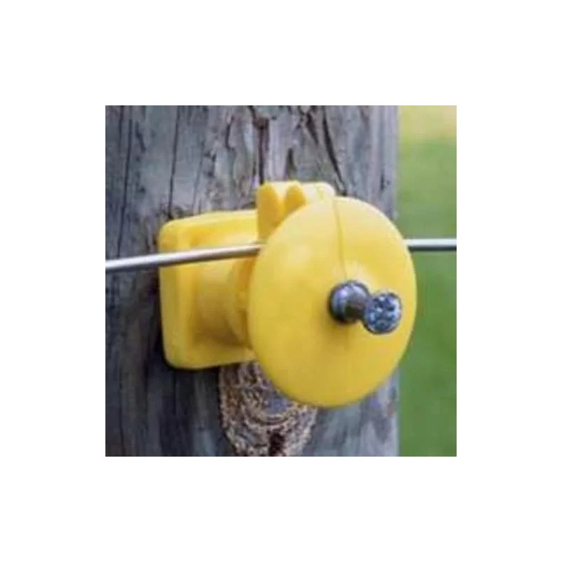 Aislador De Boton Poste Madera Fishock Clavo Una Sola Cabeza