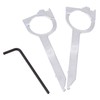 20Pcs Universal Car Audio Stereo Radio Removal Key Tools Set