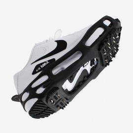 Urban portable sneakers to wear on icy roads, crampons to prevent slipping Mountaineering equipment Orange/S