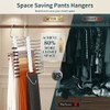 Space Saving Pants Hanger, 9-Tier Stainless Steel Closet Organizer with