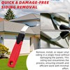 TonGass Vinyl Siding Removal Tool with Extra Long Non-Slip Grip