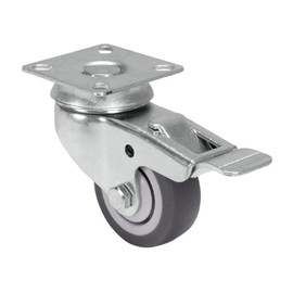 PRIOstahl Equipment Roller Set with Screw-On Plate - Unwinding - Up to 60 kg (per Roll) - Transport Castors / Castors - by PRIOstahl (50 mm)