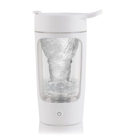 JOTER & LIBEAR Electric Shaker Bottle, Made with Tritan - BPA Free - Portable Mixer Cup/USB Rechargeable Shaker Cups for Protein Shakes and Meal Replacement Shakes, 22 oz (White)