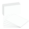 Blank Index Flash Note Cards | 80lb Heavyweight Thick White