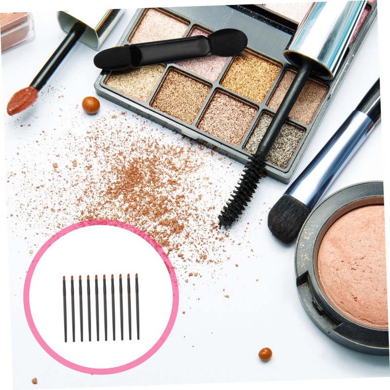 Ipetboom 20 Pcs Nose Shadow Brush Wooden Handle Brush Eye