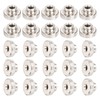 sourcing map Knurled Thumb Nut, 25Pcs M3x0.5mm Iron Round Knobs