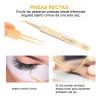 pinza L Nagaraku N-07 Para Pestañas De Volumen