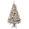 Yescom 5FT White Christmas Tree Artificial Pine Tree with 40