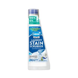 Carbona Carbona Laundry Stain Scrubber | Bio-Enzyme Stain Remover | Eliminates Fat, Oil, Blood, Milk, Fruit, Ketchup, Vegetables & Baby Food Stains | Save On Skin & Washable Fabrics | 1 Pack, 8.4 Fl Oz