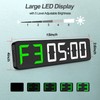 Gym Timer 15" Large LED Display Wall Clock | Interval