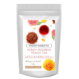 Honey Rooibos Peach Tea Non-Caffeinated Powdery Tea Soft Sweet Low Calorie Catechin Polyphenol Instant Tea (3.5 oz (100 g)