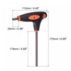 sourcing map 6mm Hex Key T-Handle Dual End Wrench Spanner,