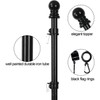 SANDEGOO Flag Pole Kit, 5FT Flag Pole with Wall Mounted
