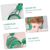 Gatuida Over Ear Headphones with Microphone Soft Earmuffs Comfortable Dinosaur