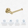 KIBI Circular Toilet Paper Holder for Bathroom Solid Brass Wall