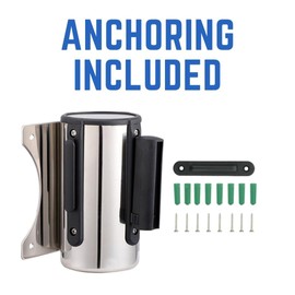 PINNERS Extendable Wall Tape (5 Meters), Divider Tape, Wall Tape Bracket, Retractable Wall Tape, Extendable Wall Barrier, 5M Safety Tape