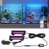 Fish Tank Bubbler Light for Aquarium: 2-in-1 Aquarium Grow Light with APP & Remote Control for Aquatic Pet Enthusiasts - RGB Changing Fish Lamp for 2-5 Gollon Freshwater Saltwater Tank Decor