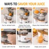 SUNVIVIPRO Dual-Head Electric Citrus Juicer, Plug-in Model Juicer Machine with