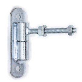 UHRIG Gate Hinge M12, Galvanised Gate Hinge for Hanging and Removing, Door Hinges, Hanging Hinge for Garden Door
