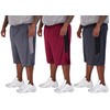 Real Essentials Men's Big & Tall 3-Pack Dry Fit &