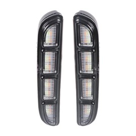 Dreamseek 3 Color LED DRL for Honda Accord 2021 2022 Driving Front Fog Lamp Daytime Running Light with Flash Dynamic Sequential Turn Signal